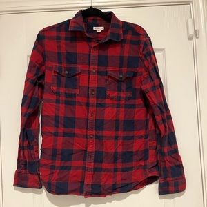 Merona Red Flannel Mens Medium